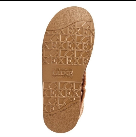 Australia Luxe Collective Fame Short Knit Boot in Chestnut. #238. Size 9 - Picture 4 of 10